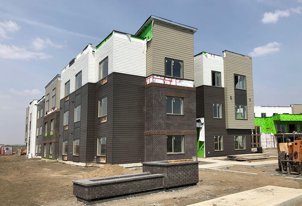 A completed ThermaSteel building