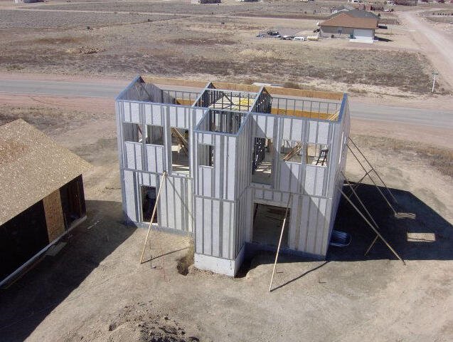 A completed ThermaSteel building